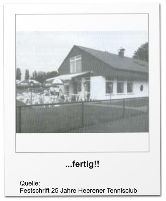Historisches Foto zur Entwicklung der Anlage